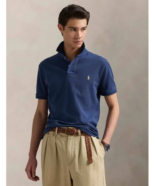 

Футболка поло Slim fit Polo Ralph Lauren, синий