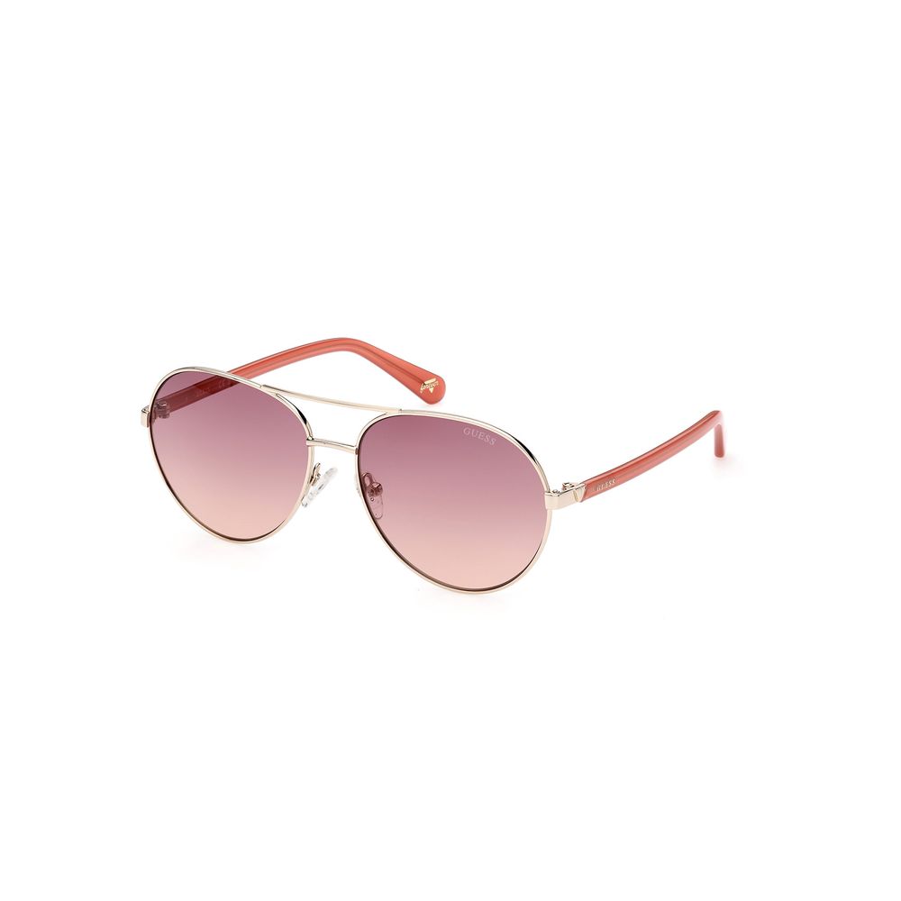 

Солнцезащитные очки из золотистого металла GUESS