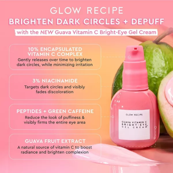 Крем для век Glow Recipe — Гуава витамин С яркий гель — фото 4