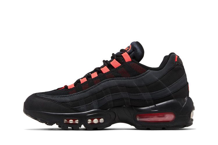 Кроссовки Nike Air Max 95 'Black Laser Crimson', черный — фото 4