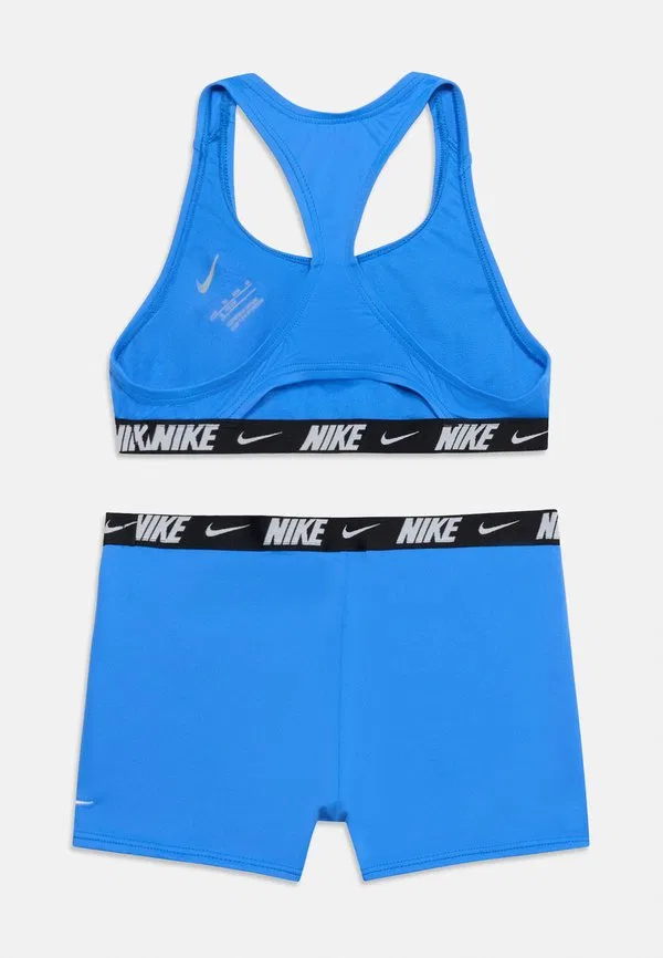 Бикини с открытой спиной и логотипом Nike Swim, Blue Crystal — фото 2