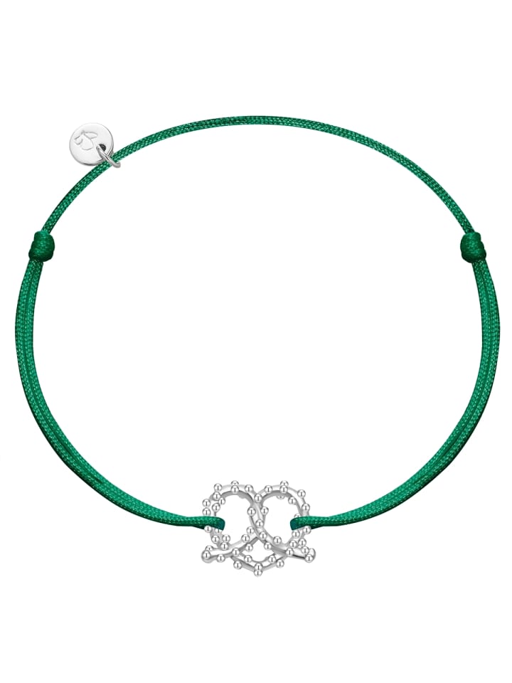 

Glanzstücke München Браслет в форме сердца с узором «крендель» из стерлингового серебра