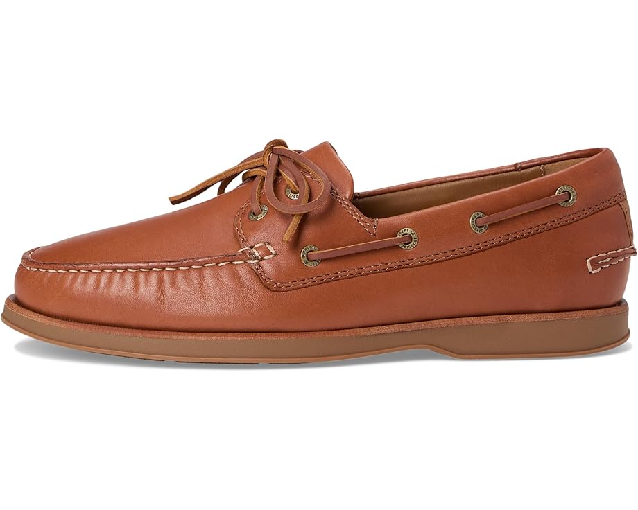 Мужские ботинки лодочники Johnston & Murphy Monaco 2-Eye, Tan Sheepskin — фото 4