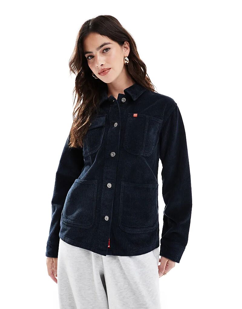 

Вельветовая куртка для работы в темно-синем цвете Superdry
