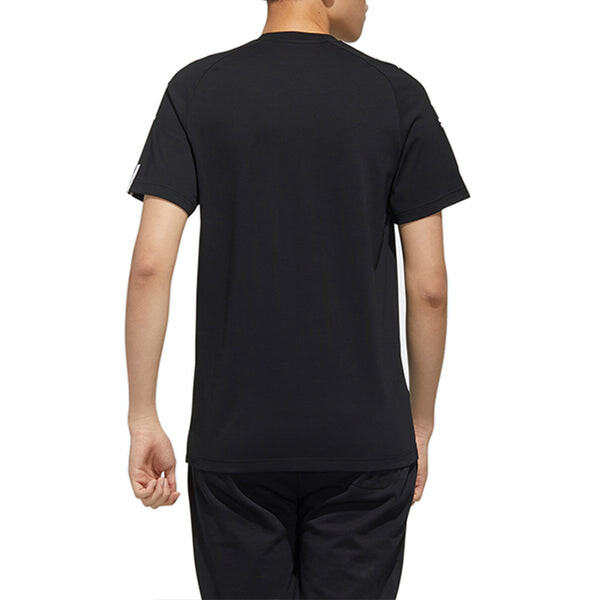 Футболка adidas Environmental Friendly Running Short Sleeve Black, черный — фото 4