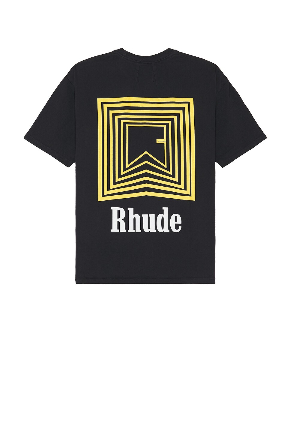 

Футболка с повторяющимся логотипом Chevron Rhude, цвет Vintage Black