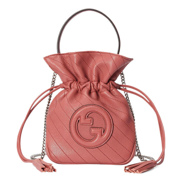 

Сумка blondie mini bucket bag 'pink' Gucci, розовый