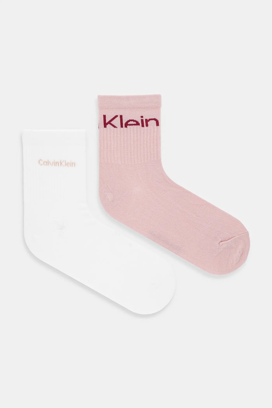 

Носки 2 пары Calvin Klein Jeans, розовый