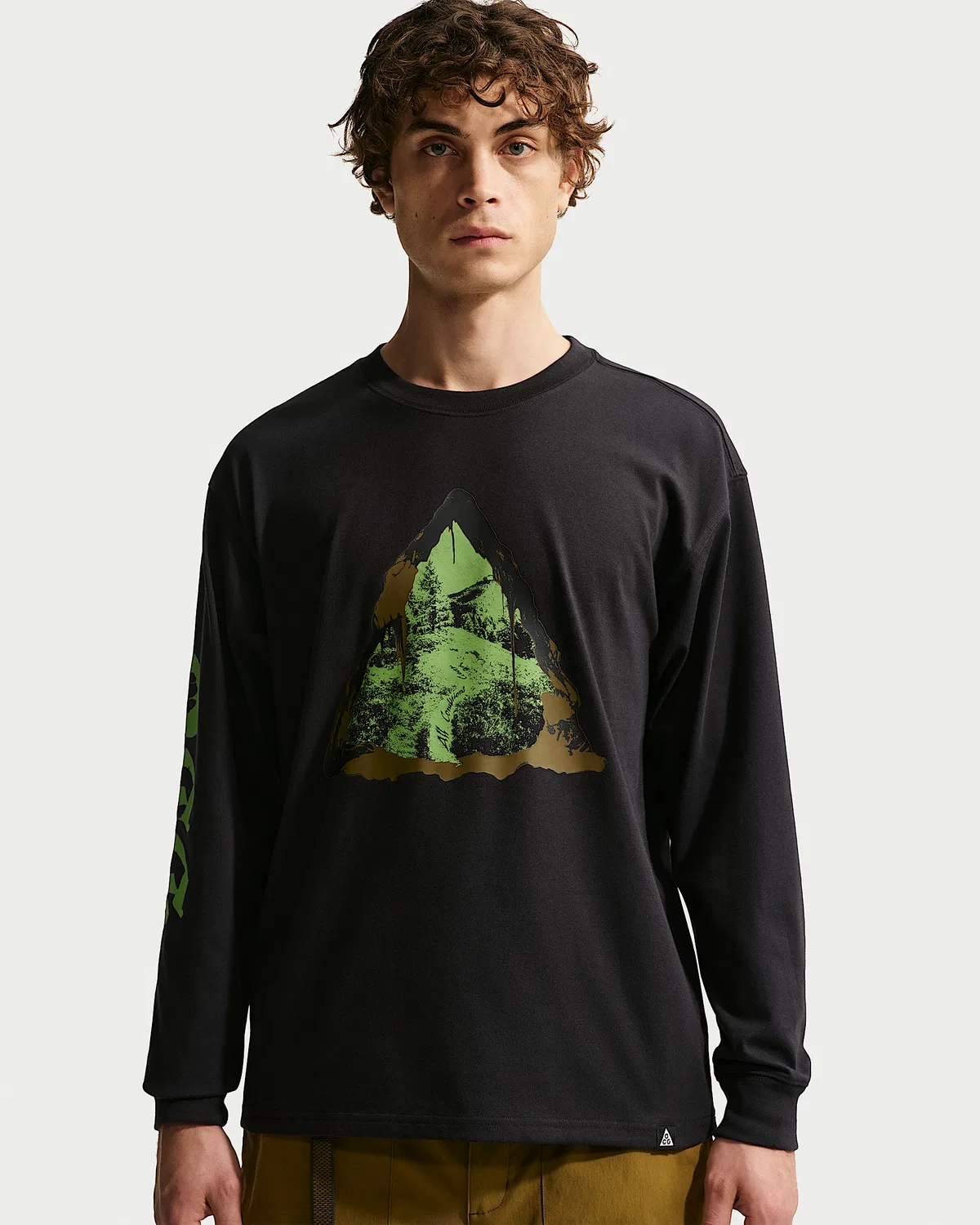 Мужская длинная футболка Dri-FIT Nike ACG, Black