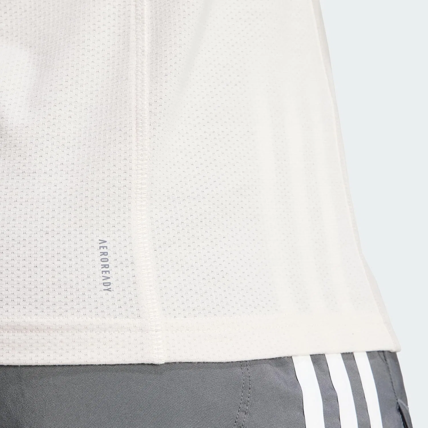 Футболка тренировочная adidas Aeroready, цвет Putty Mauve/White — фото 4