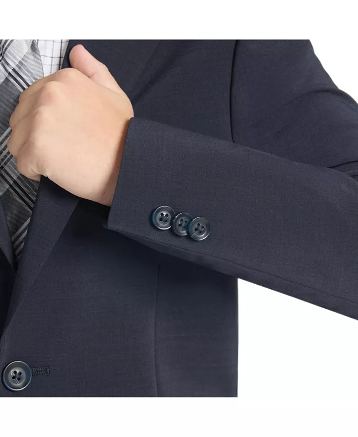 Костюм для мальчиков Big Boys Slim Fit 2 Piece Stretch Kenneth Cole Reaction, синий — фото 4
