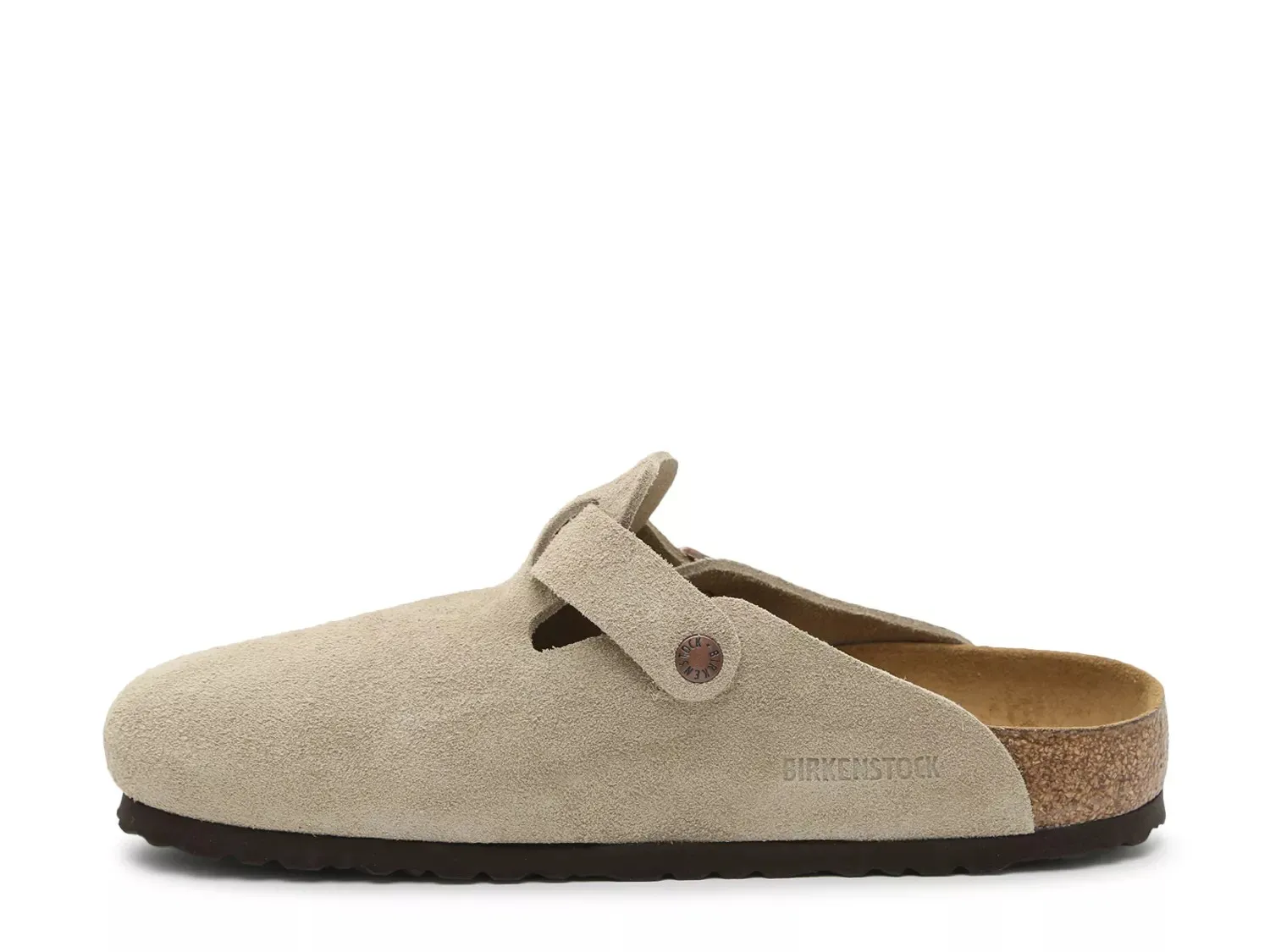 Birkenstock Boston Clog — мужские, серо-коричневые — фото 3