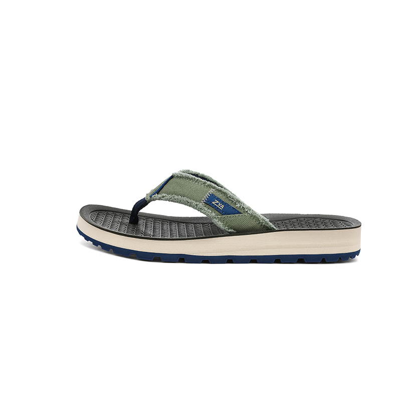 

ZVA Тихие, износостойкие, нескользящие шлепанцы Abyss Moss Green для мужчин