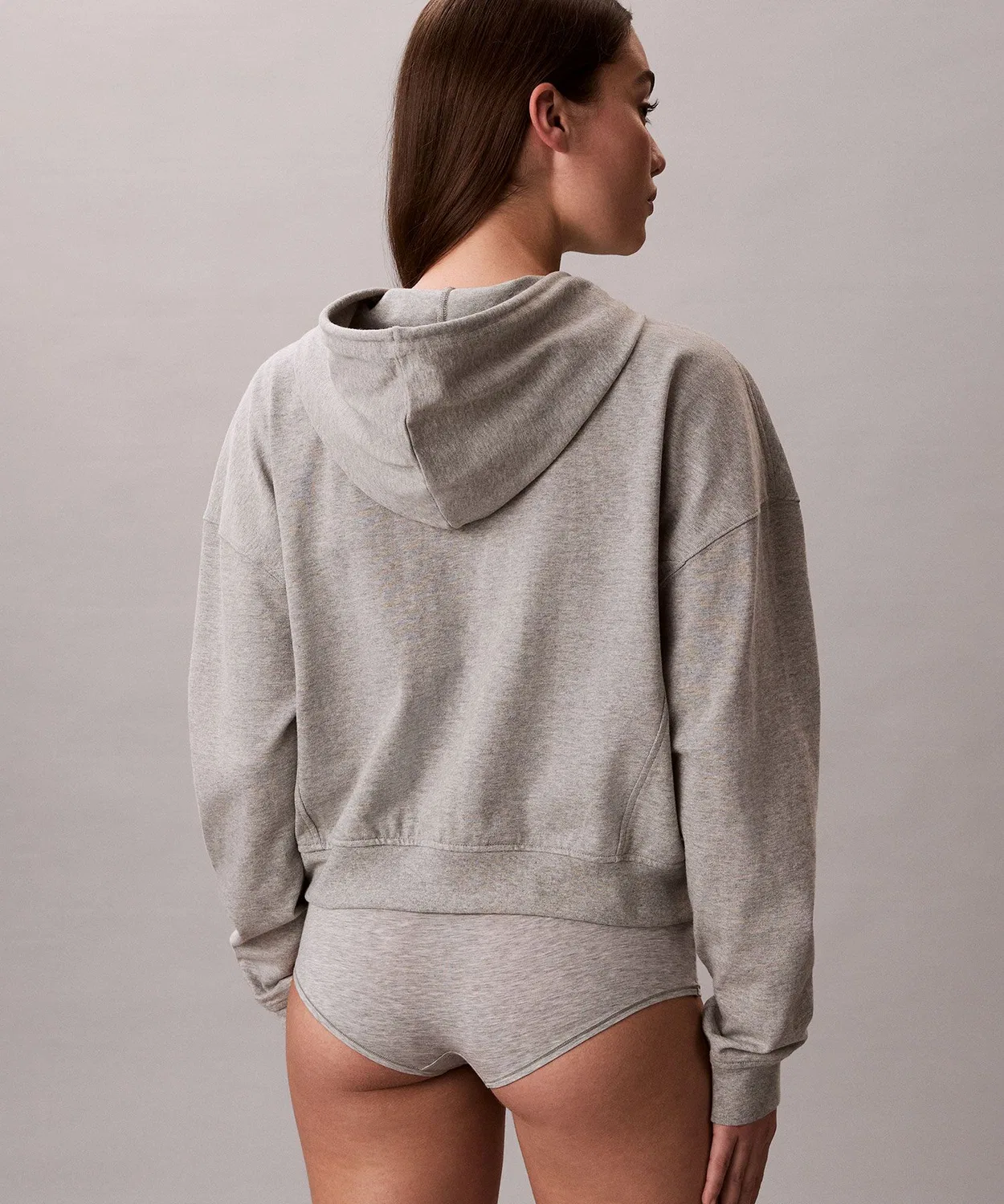 Флисовая кофта Calvin Klein на молнии, черная — фото 3