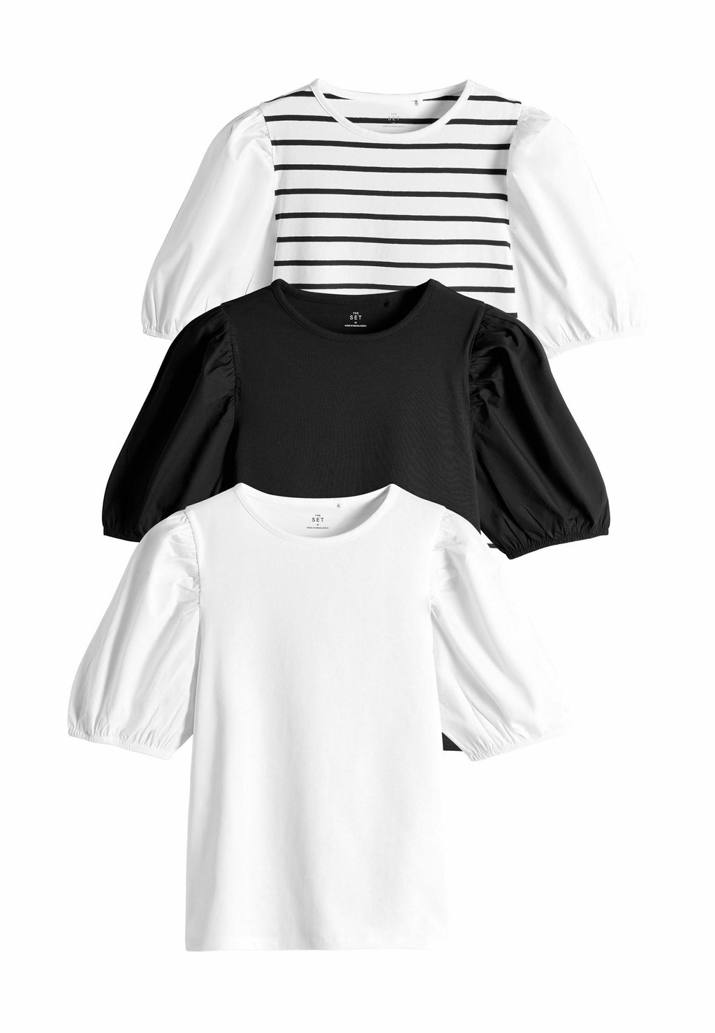 

Футболка с принтом REGULAR FIT - 3 PACK THE SET, черный
