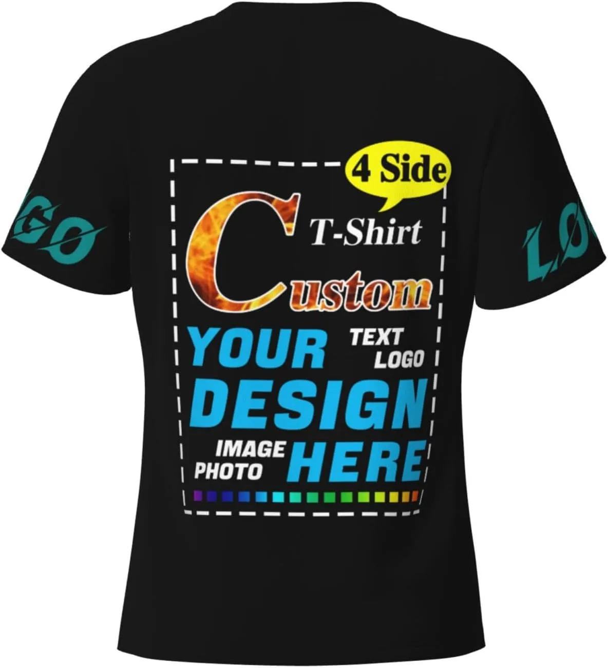 Мужская футболка Custom T Shirt с индивидуальным дизайном — фото 4