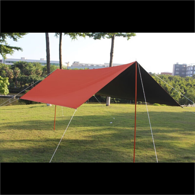 

Jingdian Guangnian JDGN навес непромокаемый для улицы, многоместный, для кемпинга, темно-зеленый, серебристый, окрашенный 3/3, оранжевый винил 3/3