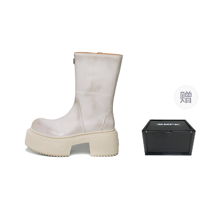SMFK Женские ботинки Snow Mountain White с магнитной коробкой для хранения, цвет Snow Mountain White-Comes with Magnetic Storage Box