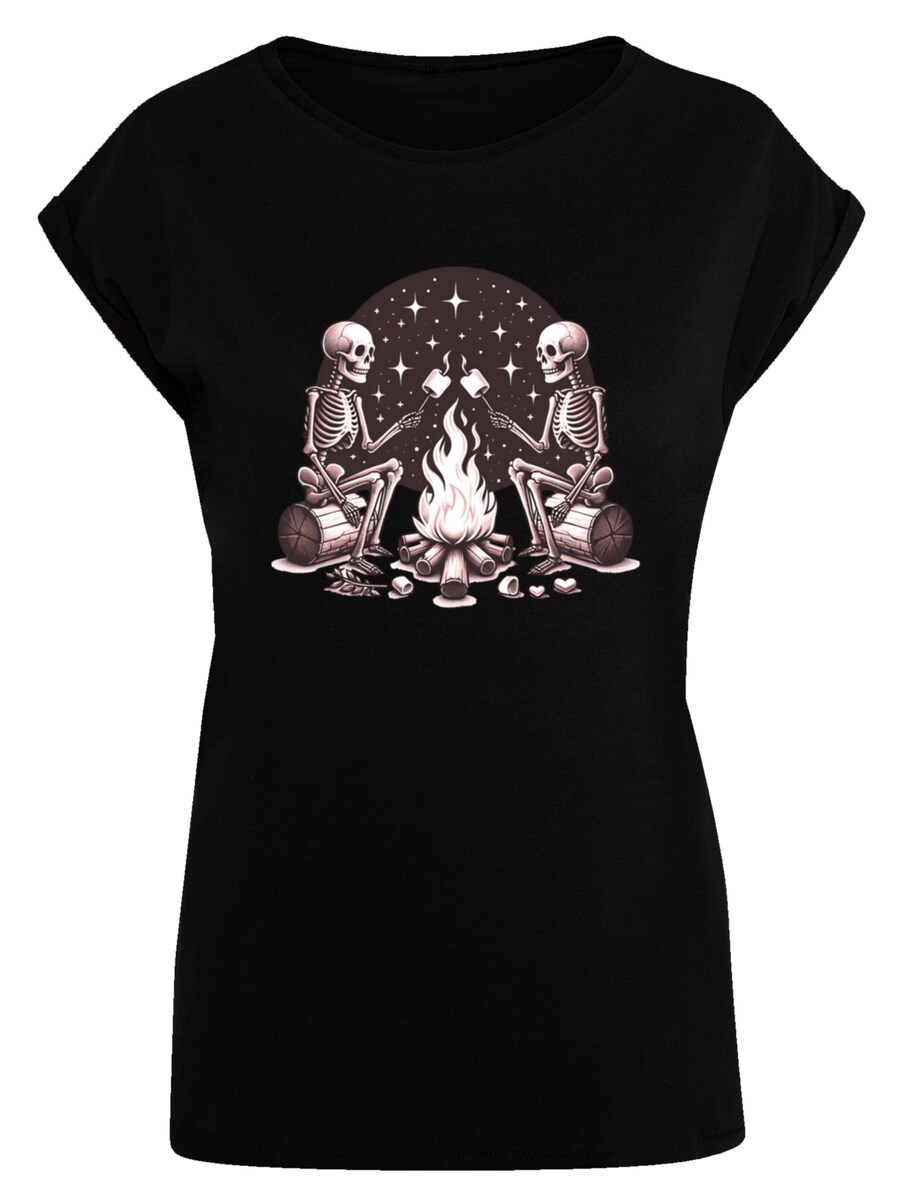 

Рубашка F4NT4STIC Skeletons Campfire Mashmallow, черный