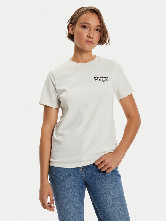 

Футболка стандартного кроя Wrangler, белый