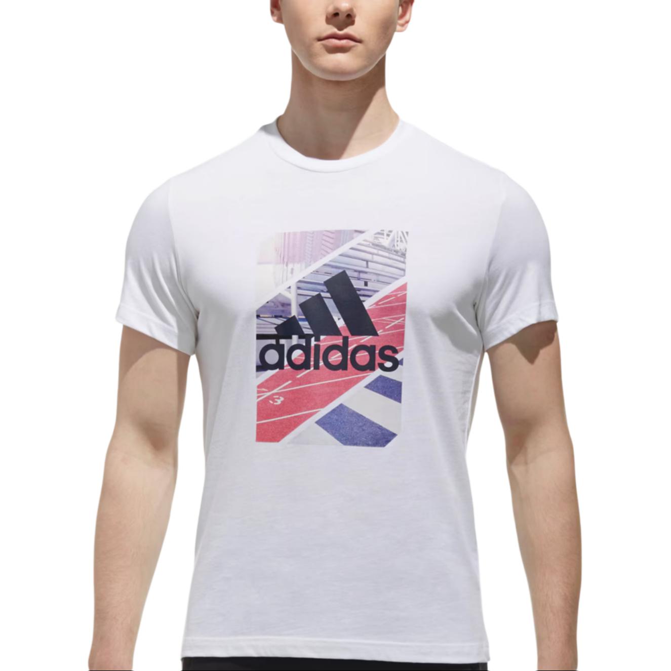 

Adidas Футболка GFX T PHOTO мужская white, Белый, Adidas Футболка GFX T PHOTO мужская white