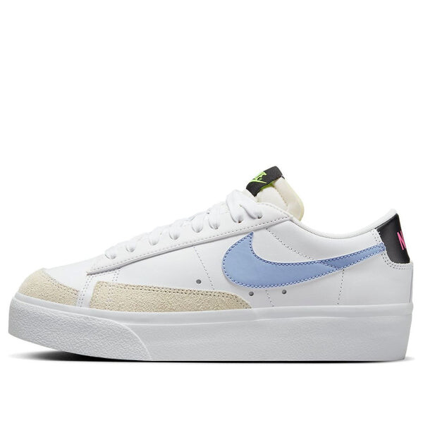 Кроссовки блейзер низкая платформа Nike, белый