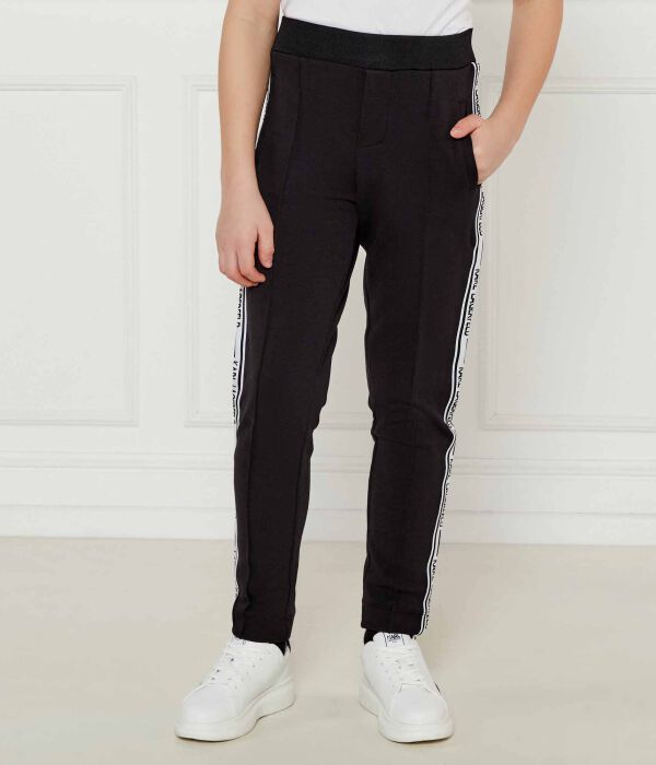 

Брюки Regular fit Karl Lagerfeld Kids, черный