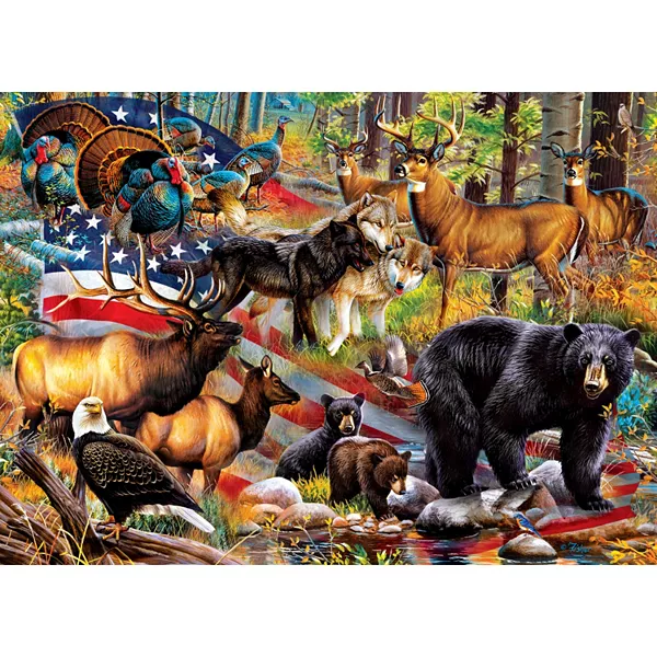 Шедевры мшистого дуба, эта земля — твоя земля, пазл из 1000 деталей Masterpieces Puzzles, multicolor — фото 2