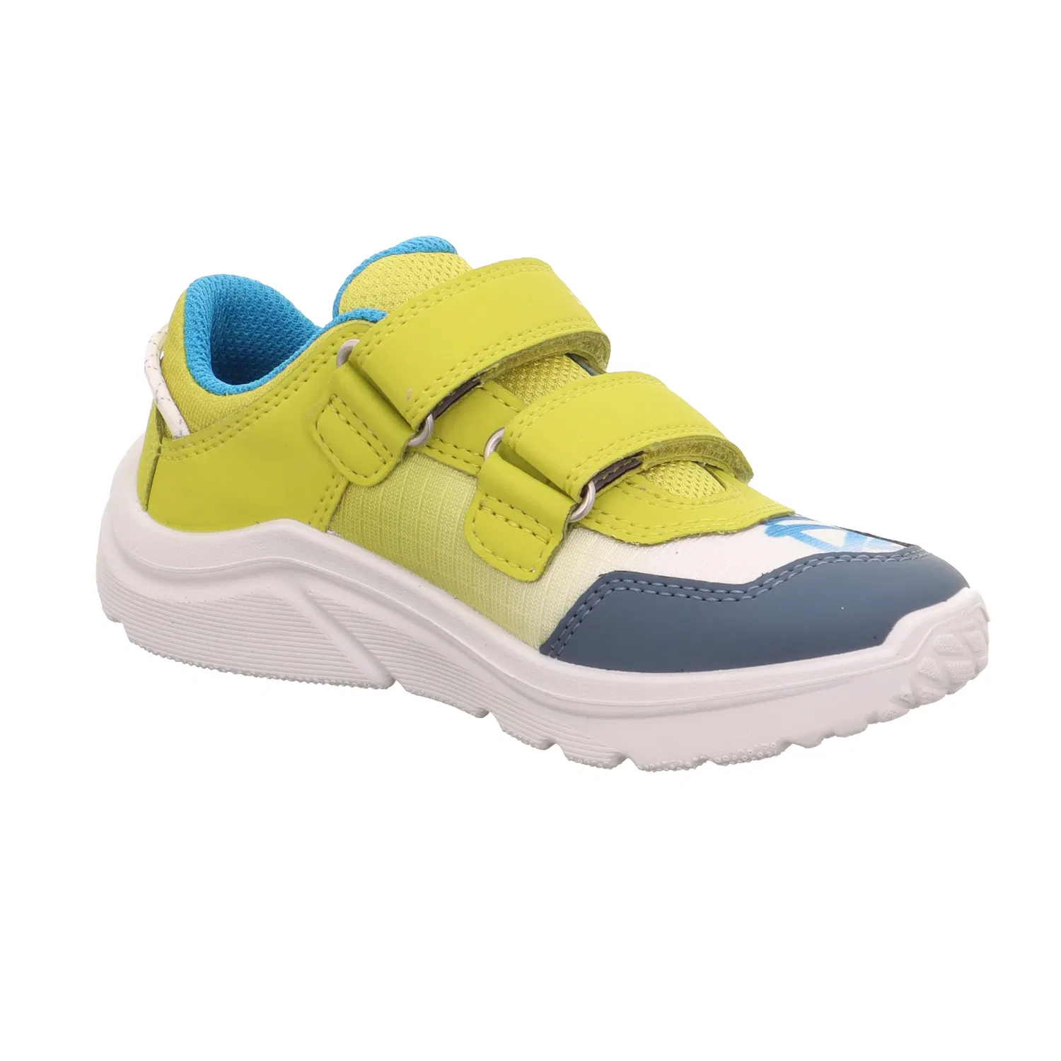 Сникерсы Kicks Superfit, желтый/бирюзовый — фото 2