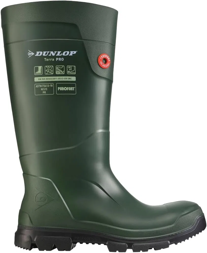 Ботинки Dunlop LJ2KL01 Purofort, Green Black — фото 3