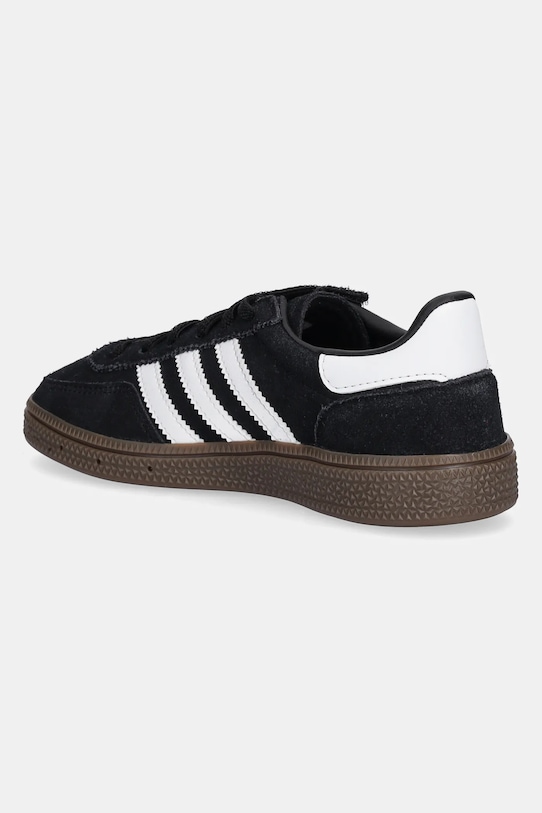 Детские замшевые кроссовки Handball Spezial Adidas Originals, черный — фото 3