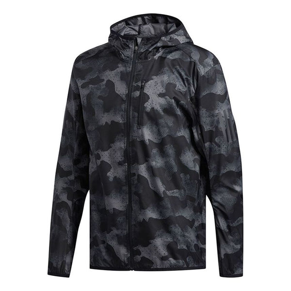 

Куртка adidas Sports Training Camouflage Woven Hooded Jacket Black, черный