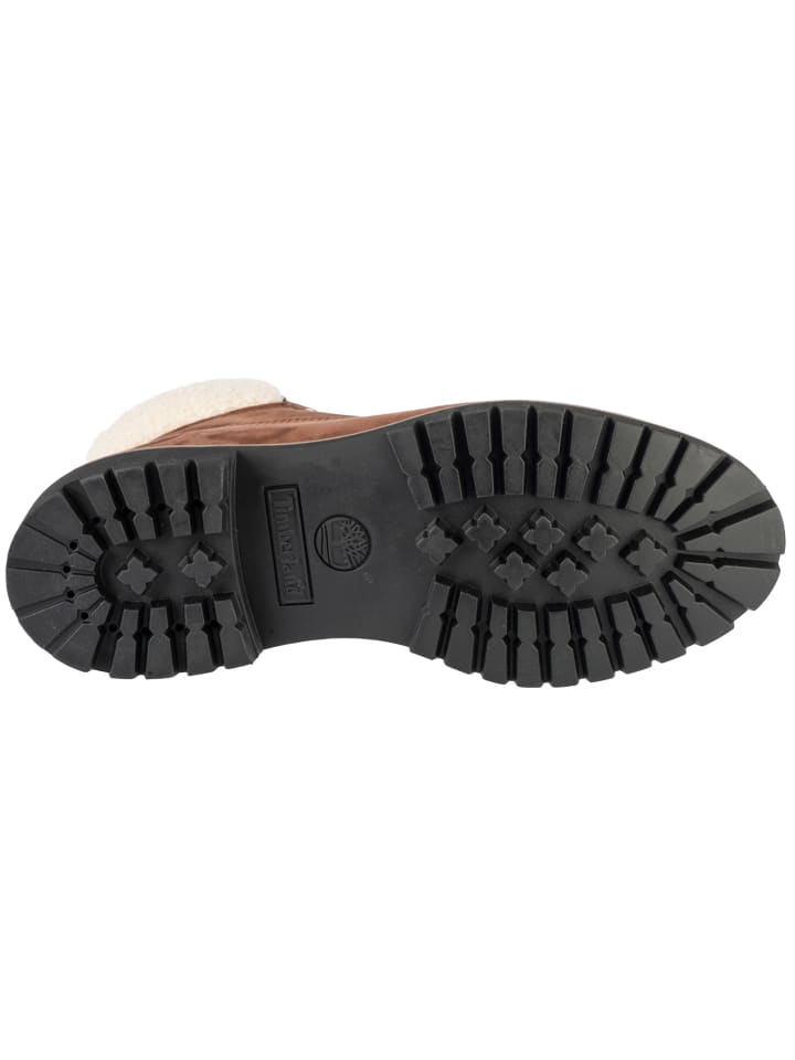 Ботинки Timberland Premium 6 In WP коричневого цвета — фото 4