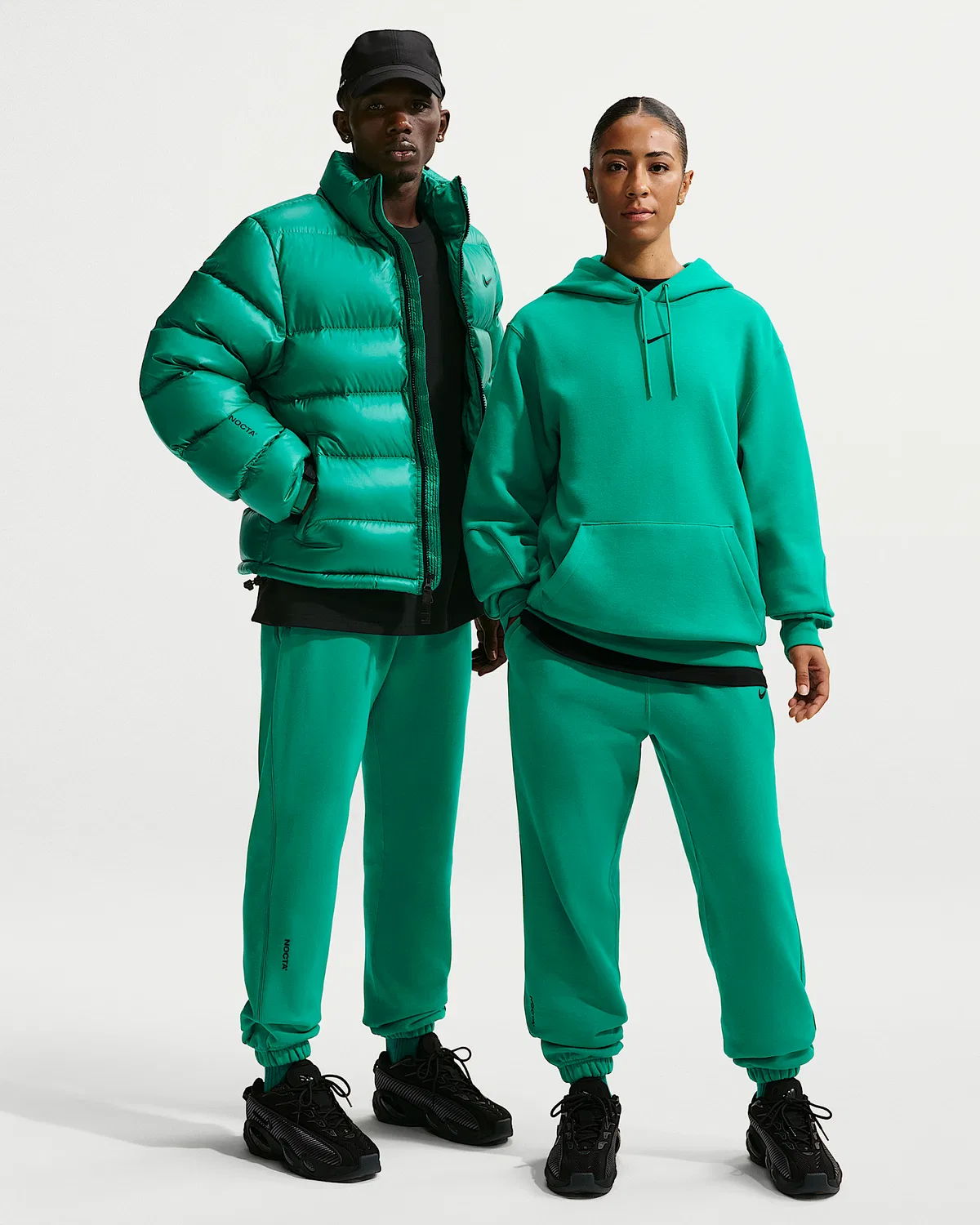 NOCTA Fleece CS Sweatpants NOCTA, Neptune Green/Black