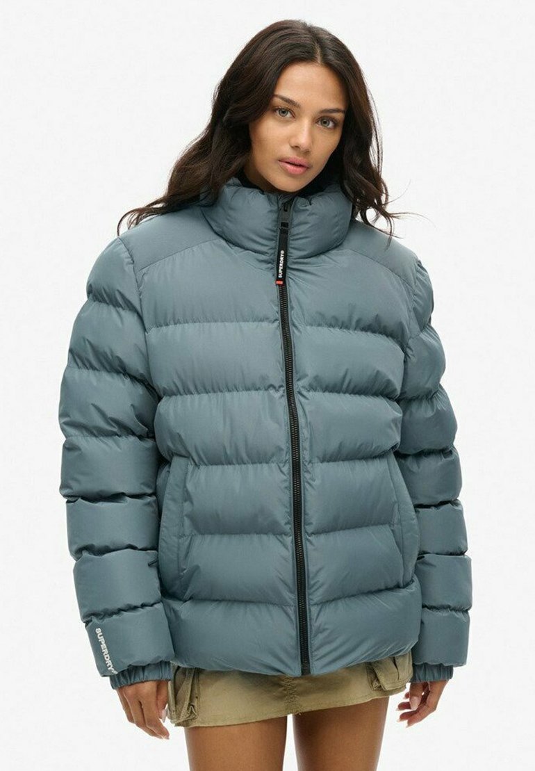 

Зимняя куртка OVERSIZED PUFFER Superdry, синий