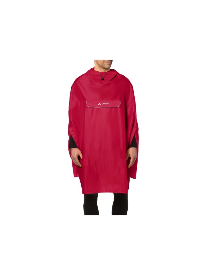 

Дождевик Vaude Regenjacke, красный