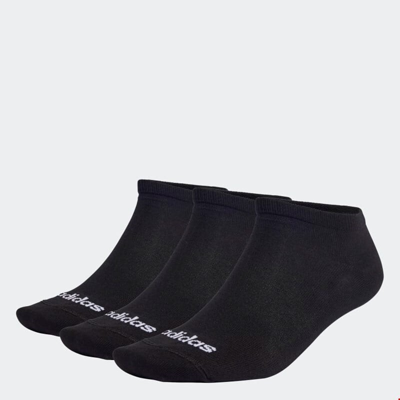 

Носки тонкие линейные 3 пары Adidas, черный