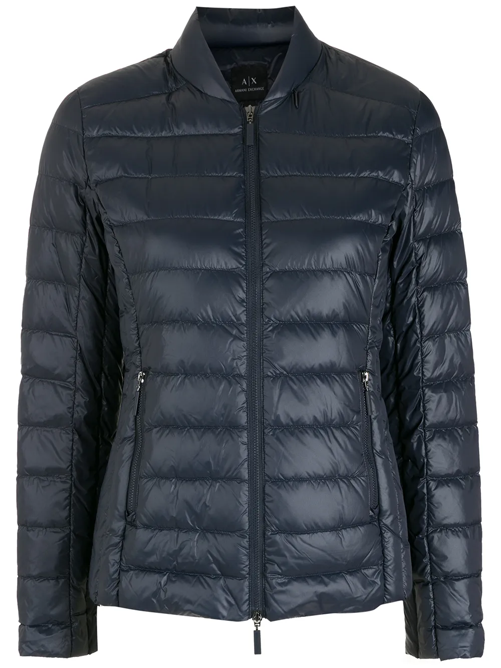 

Стеганый пуховик Armani Exchange, синий