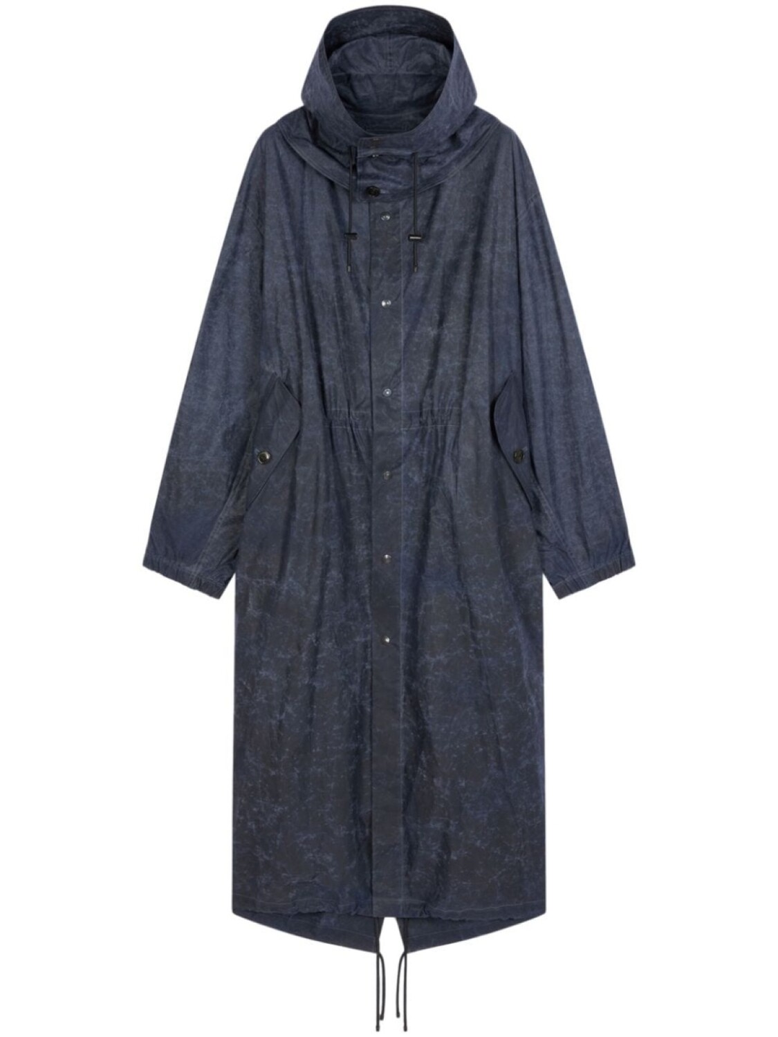 

DRIES VAN NOTEN легкая парка на молнии, синий