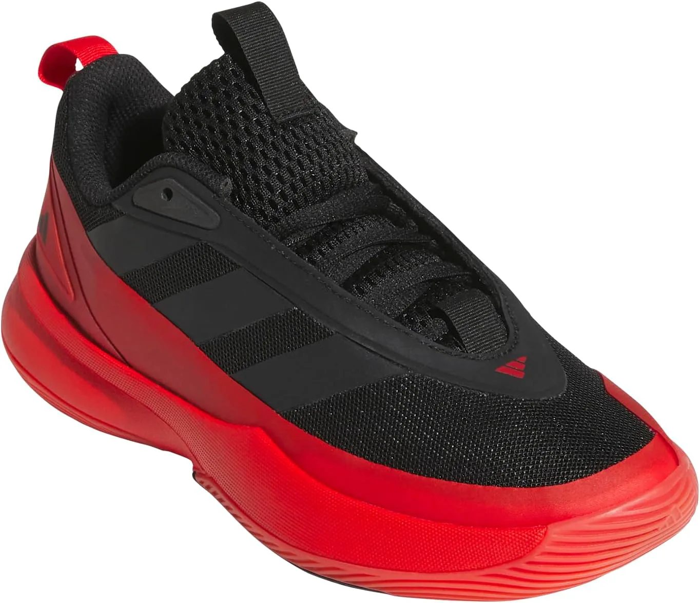 Кроссовки Adidas Kids для мальчиков Subzone на шнуровке, повседневные - черные, черный/красный — фото 3