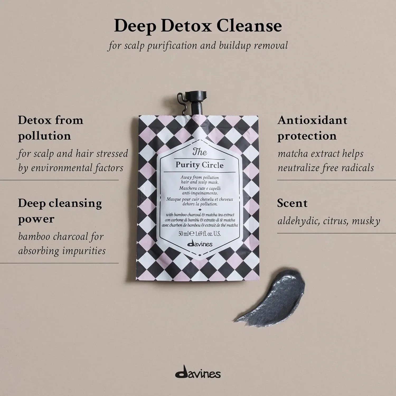 Маска для волос «The Purity Circle» 50 мл от Davines Davines — фото 2