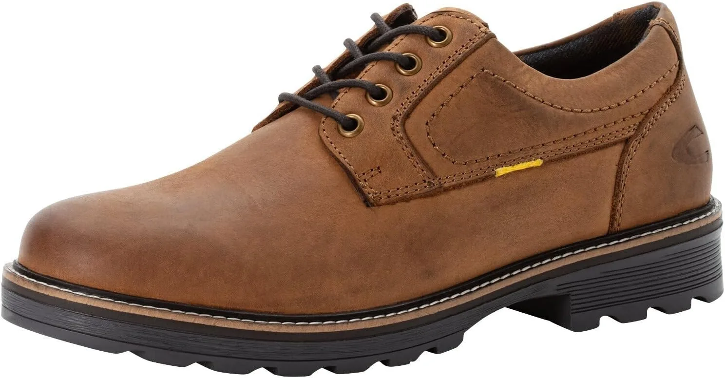 Мужские оксфорды Camel Active из натуральной кожи, коньячный — фото 4