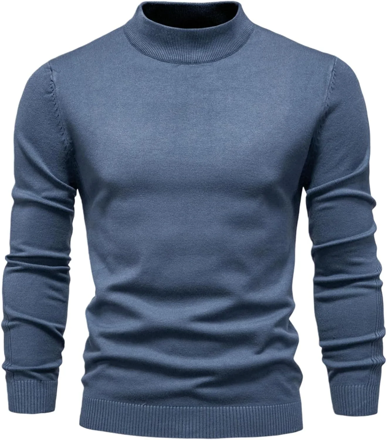 

Мужской осенне-зимний свитер с высоким воротником FOLKFOLD