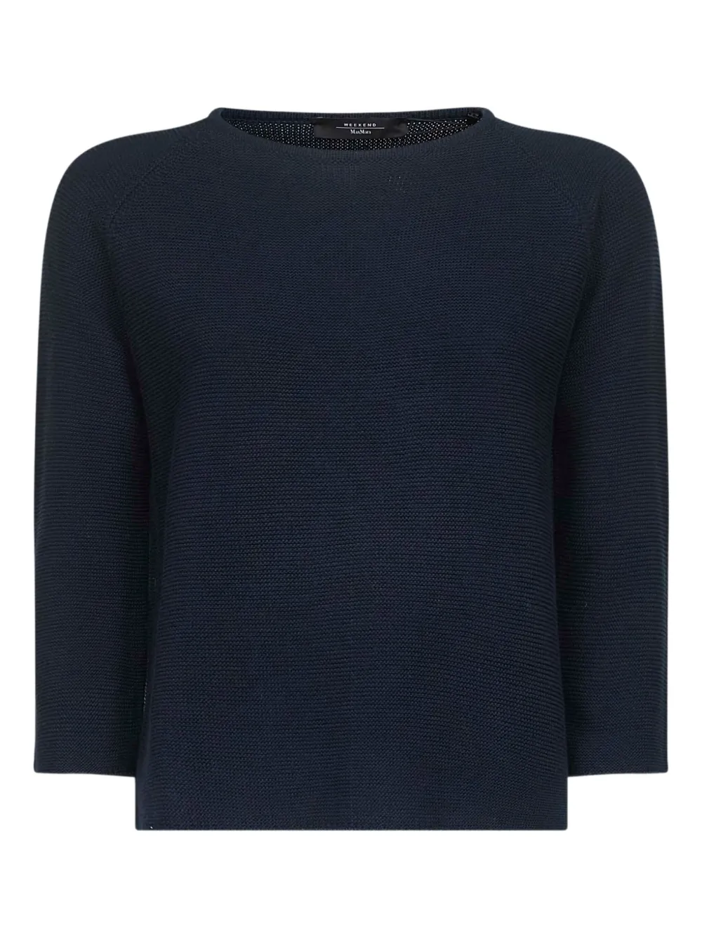 

Свитер с вырезом-лодочкой Weekend Max Mara, синий