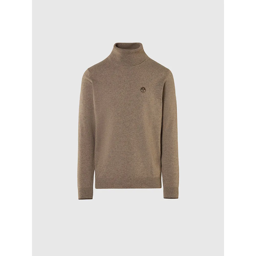 

Свитер North Sails 12Gg high neck, коричневый