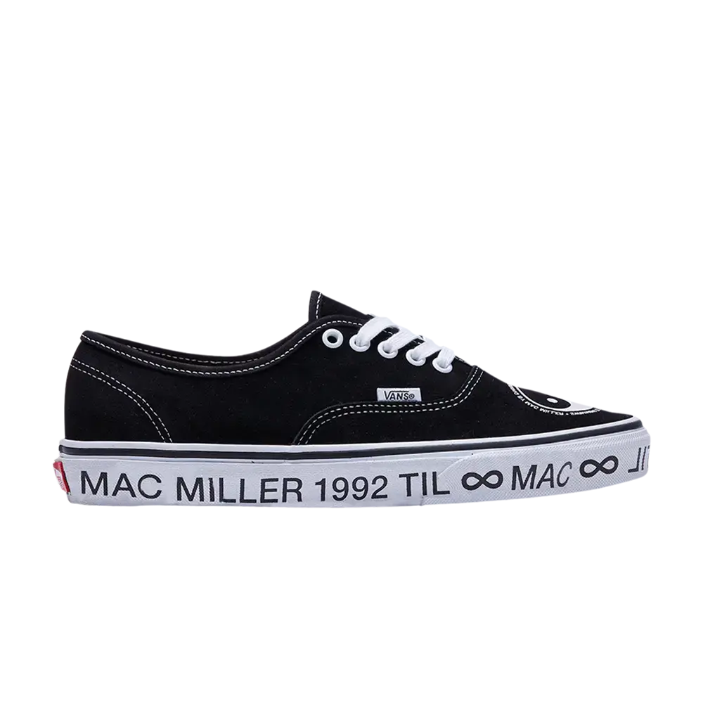Ботинки Mac Miller x Authentic Vans, черный