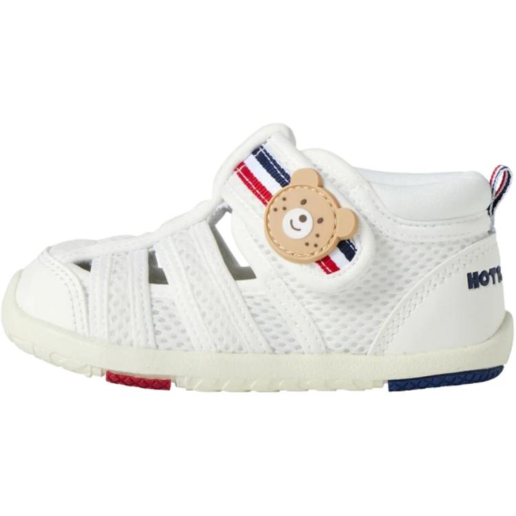 

Износостойкие дышащие низкие детские туфли Infant And Toddler MIKI HOUSE, белый