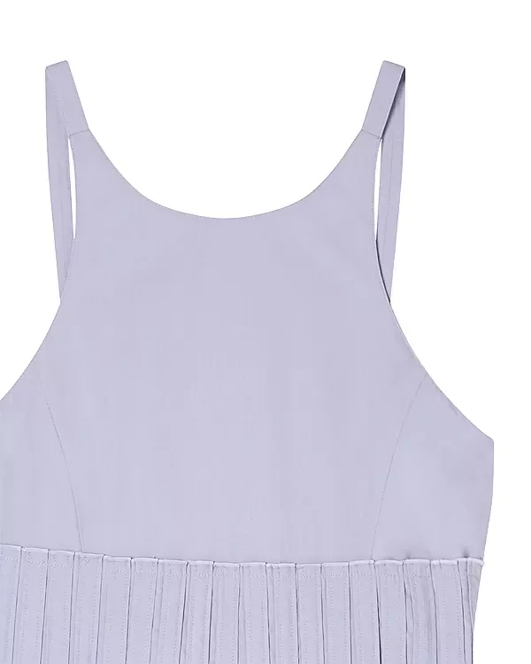 Платье без рукавов из поплина с присборенной юбкой Emporio Armani, Iris — фото 4