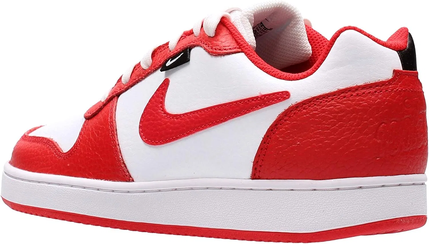Мужские баскетбольные кроссовки Nike Ebernon Low Prem, White Plain Red Black 101 — фото 2