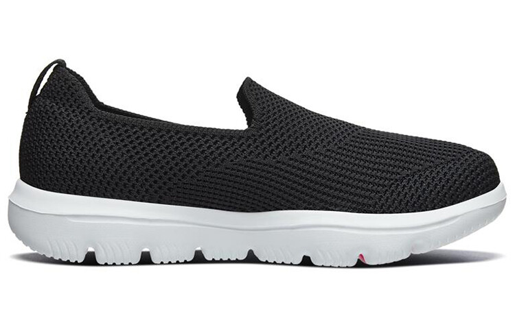 Кроссовки Go Walk Evolution Ultra Slip-on женские с низким верхом, черные/белые Skechers — фото 2